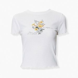 Wildflower baby tee